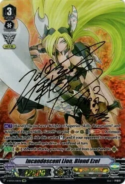 Incandescent Lion, Blond Ezel [V Format]