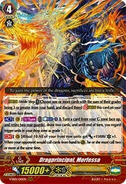 Dragprincipal, Morfessa [V Format]