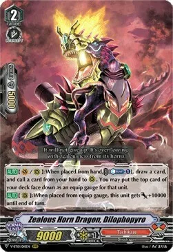 Zealous Horn Dragon, Dilophopyro [V Format]