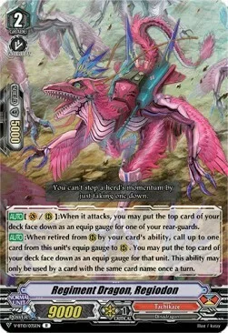 Regiment Dragon, Regiodon [V Format]