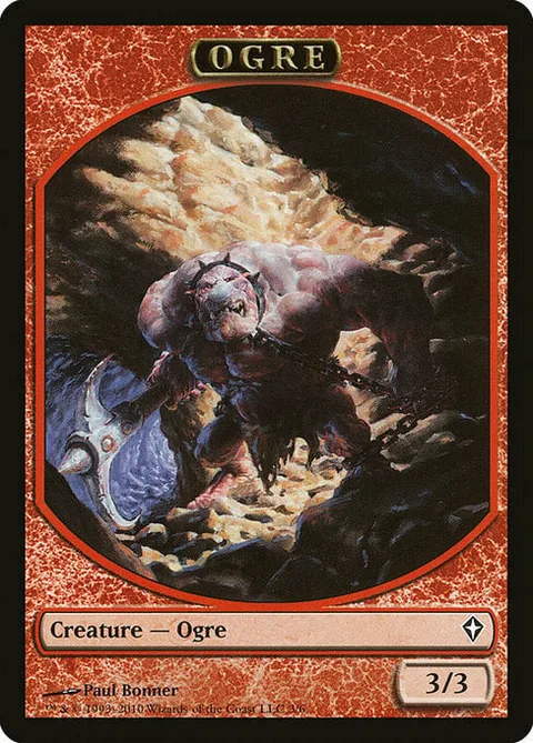 Ogre Token (Red 3/3)