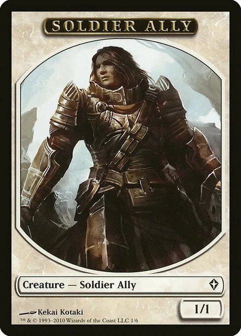 Soldier Ally Token (White 1/1)