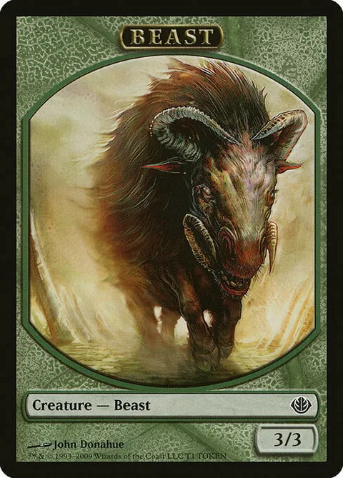Beast Token (Green 3/3)