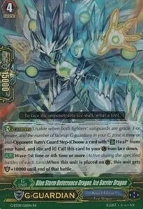 Blue Storm Deterrence Dragon, Ice Barrier Dragon [G Format]