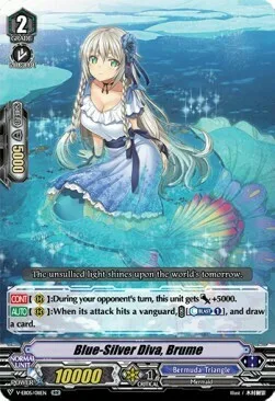Blue-Silver Diva, Brume [V Format]