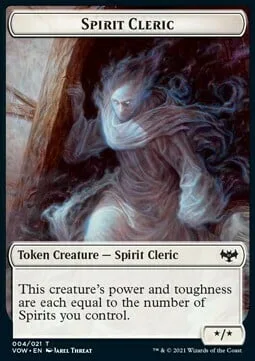 Spirit Cleric Token (W */*) // Human Token (W 1/1)