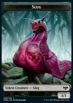 Slug Token (B 1/1) // Insect Token (G 1/1)