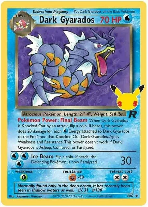 Dark Gyarados [Final Beam | Ice Beam]