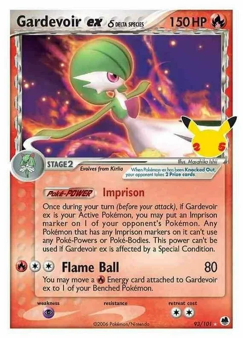 Gardevoir ex δ Delta Species [Imprison | Flame Ball]