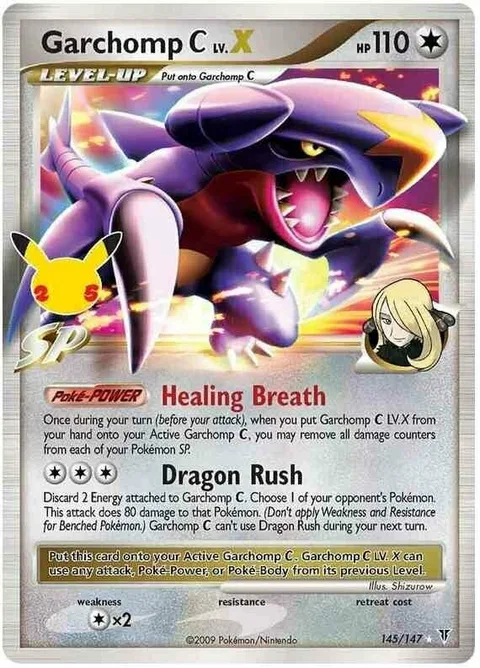 Garchomp [C] LV.X [Healing Breath | Dragon Rush]