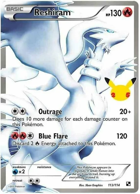 Reshiram [Outrage | Blue Flare]