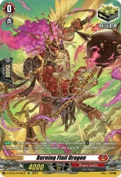 Burning Flail Dragon [D Format]