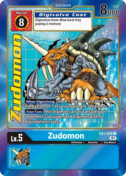Zudomon (EX1-018)