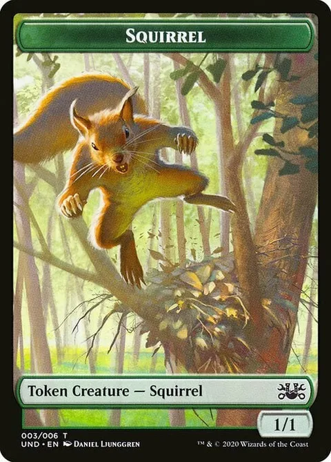 Beeble Token (U 1/1) // Squirrel Token (G 1/1)