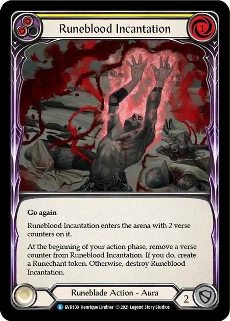 Runeblood Incantation (Yellow)