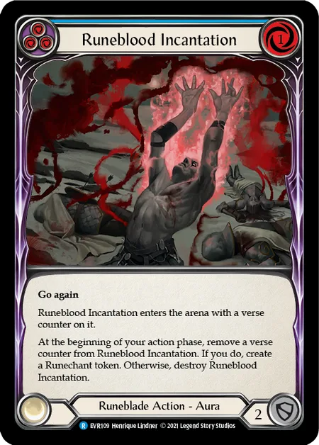 Runeblood Incantation (Blue)