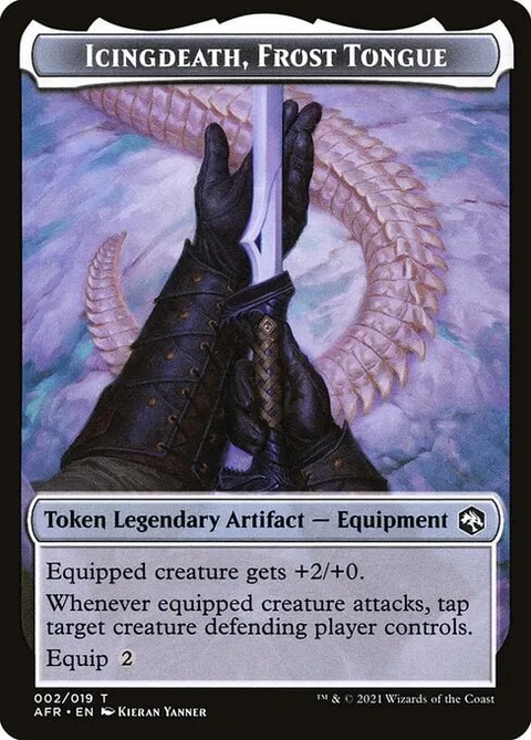 Icingdeath, Frost Tongue Token // Spider Token (B 2/1)