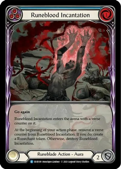 Runeblood Incantation (Blue)