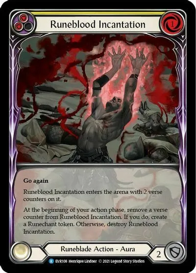 Runeblood Incantation (Yellow)