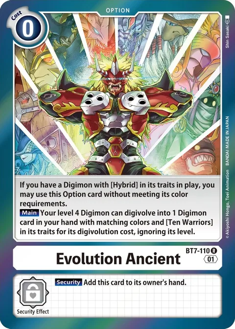 Evolution Ancient (BT7-110)
