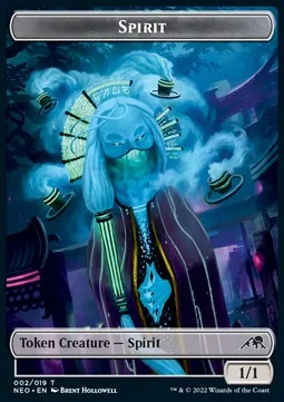 Spirit Token (C 1/1) // Saproling Token (G 1/1)