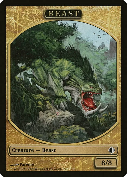 Beast Token (Red, Green, and White 8/8)