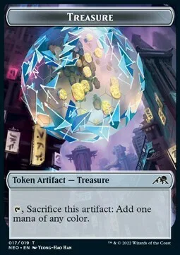 Treasure Token // Samurai Token (W 2/2)