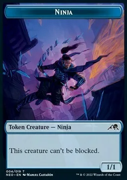 Ninja Token (U 1/1) // Samurai Token (W 2/2)