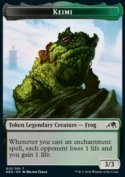 Keimi Token (BG 3/3) // Samurai Token (W 2/2)