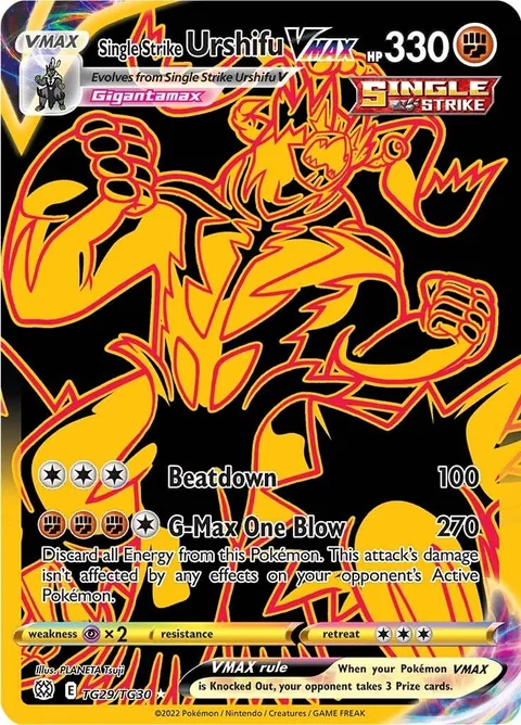 Single Strike Urshifu VMAX [Beatdown | G-Max One Blow]