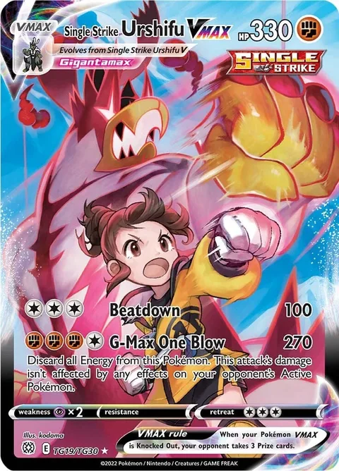 Single Strike Urshifu VMAX [Beatdown | G-Max One Blow]