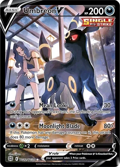 Umbreon V [Mean Look | Moonlight Blade]
