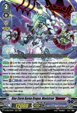 Blue Storm Karma Dragon, Maelstrom ""Яeverse"" [V Format]