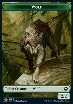 Wolf Token (G 2/2) // Treasure Token