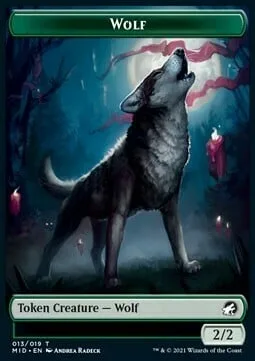 Wolf Token (G 2/2) // Clue Token