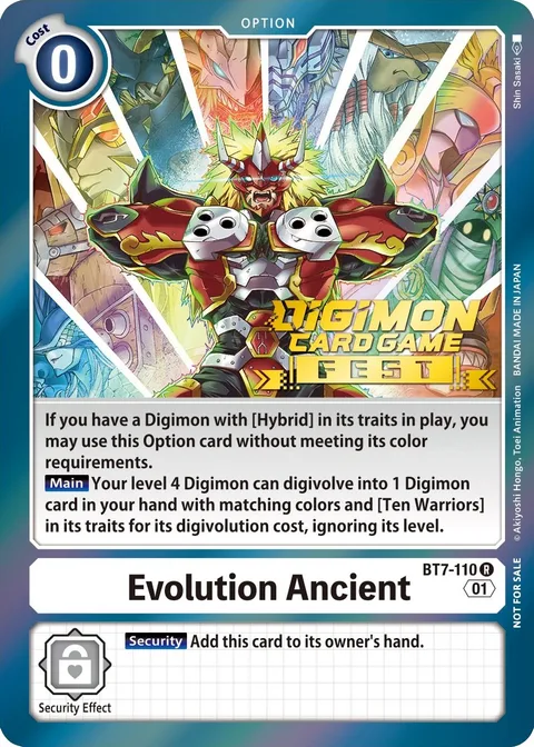 Evolution Ancient (BT7-110)