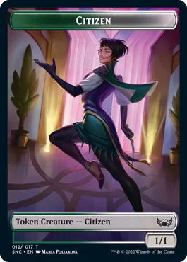 Citizen Token (Green and White 1/1)