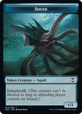 Squid Token (U 1/1) // The Monarch