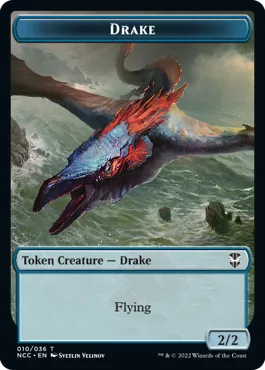Drake Token (U 2/2) // Zombie Token (B 2/2)