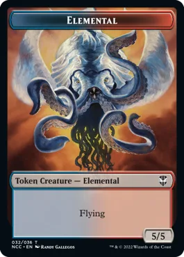 Elemental Token (UR 5/5) // Rogue (B 2/2)