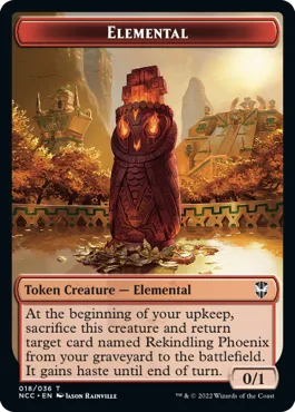 Elemental Token (R 0/1) // Copy Token