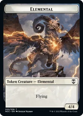 Elemental Token (W 4/4) // Clue Token