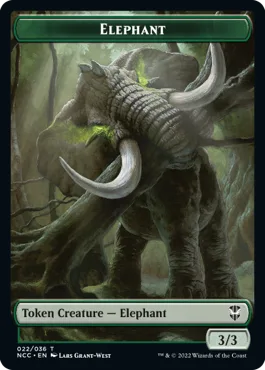 Elephant Token (G 3/3) // Clue Token