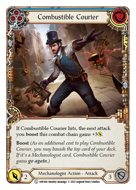 Combustible Courier (Blue)