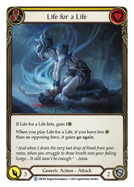 Life for a Life (Yellow)