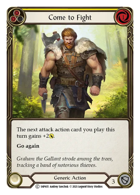 Come to Fight (Yellow)