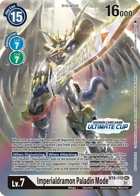 Imperialdramon Paladin Mode (BT8-112)