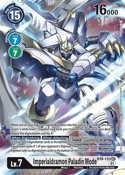 Imperialdramon Paladin Mode (BT8-112)