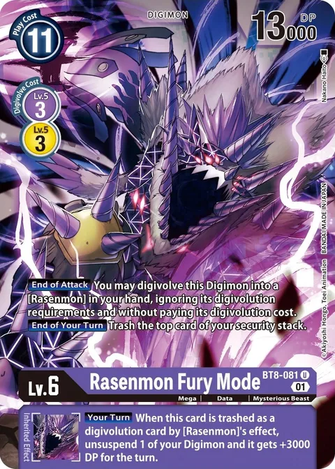 Rasenmon Fury Mode (BT8-081)