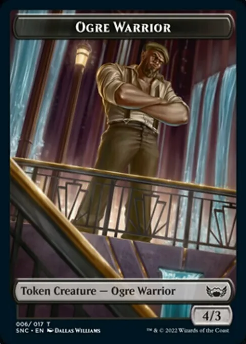 Ogre Warrior Token (B 4/3) // Treasure Token (V.5)